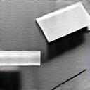 스테인리스 스틸 판 여러 개가 다양한 각도에서 반사되는 빛을 보여주는 질감 샘플